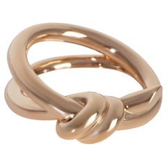 Tiffany & Co. Rose Gold  Double Row Knot Ring