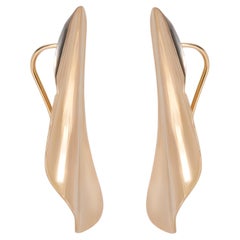 Tiffany & Co. Rose Gold Elsa Peretti Small Model High Tide Earrings
