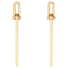 Tiffany & Co. Rose Gold Hardware Double Long Link Earrings 63982407