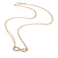Tiffany & Co. Rose Gold  Infinity Necklace