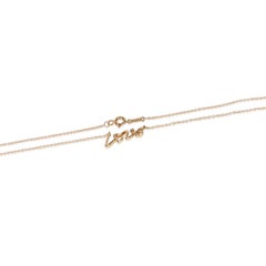 Tiffany & Co. Rose Gold  Paloma Picasso Graffiti Love Pendant