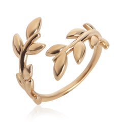 Tiffany & Co. Rose Gold  Paloma Picasso Olive Leaf Bypass Ring