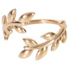 Tiffany & Co. Rose Gold  Paloma Picasso Olive Leaf Bypass Ring