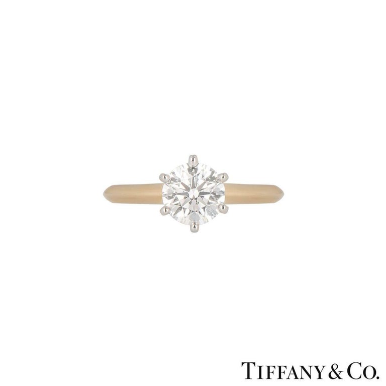 Tiffany and Co. Rose Gold Round Diamond Solitaire Engagement Ring 0.95  Carat at 1stDibs | tiffany rose gold engagement ring, tiffany engagement  rings rose gold, rose gold engagement ring tiffany