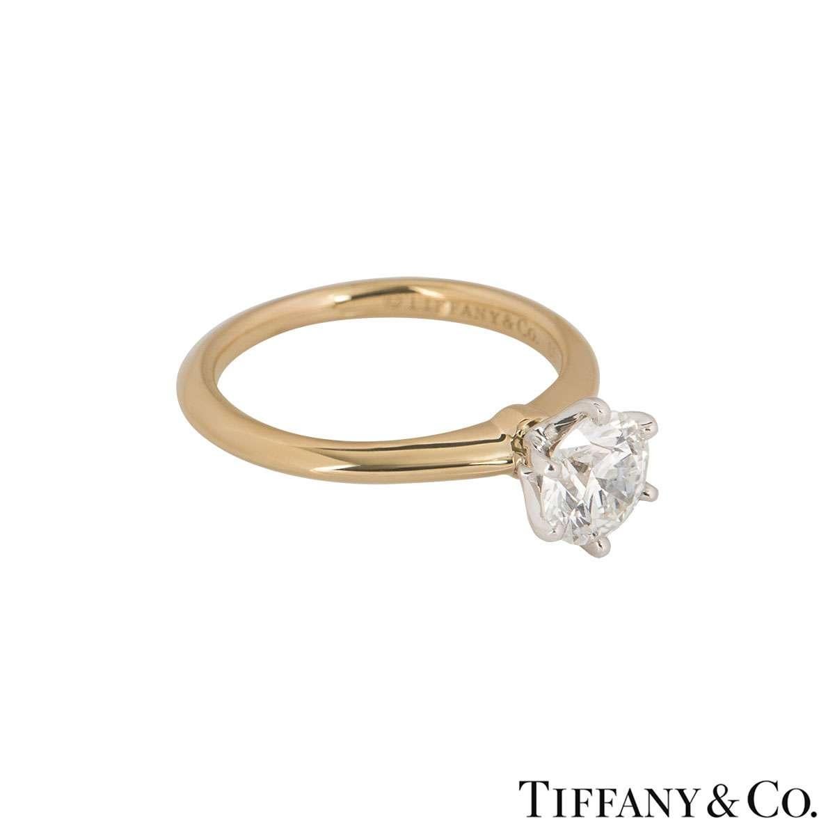 tiffany rose gold engagement ring