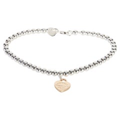 Tiffany & Co. Rose Gold & Sterling Silver Return To Tiffany Bracelet