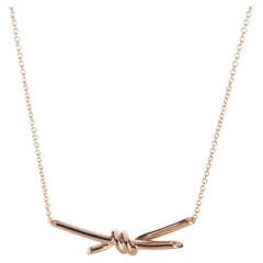 Tiffany & Co. Rose Gold  Tiffany Knot Pendant