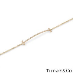 Tiffany & Co. Rose Gold Tiffany T Diamond Bracelet