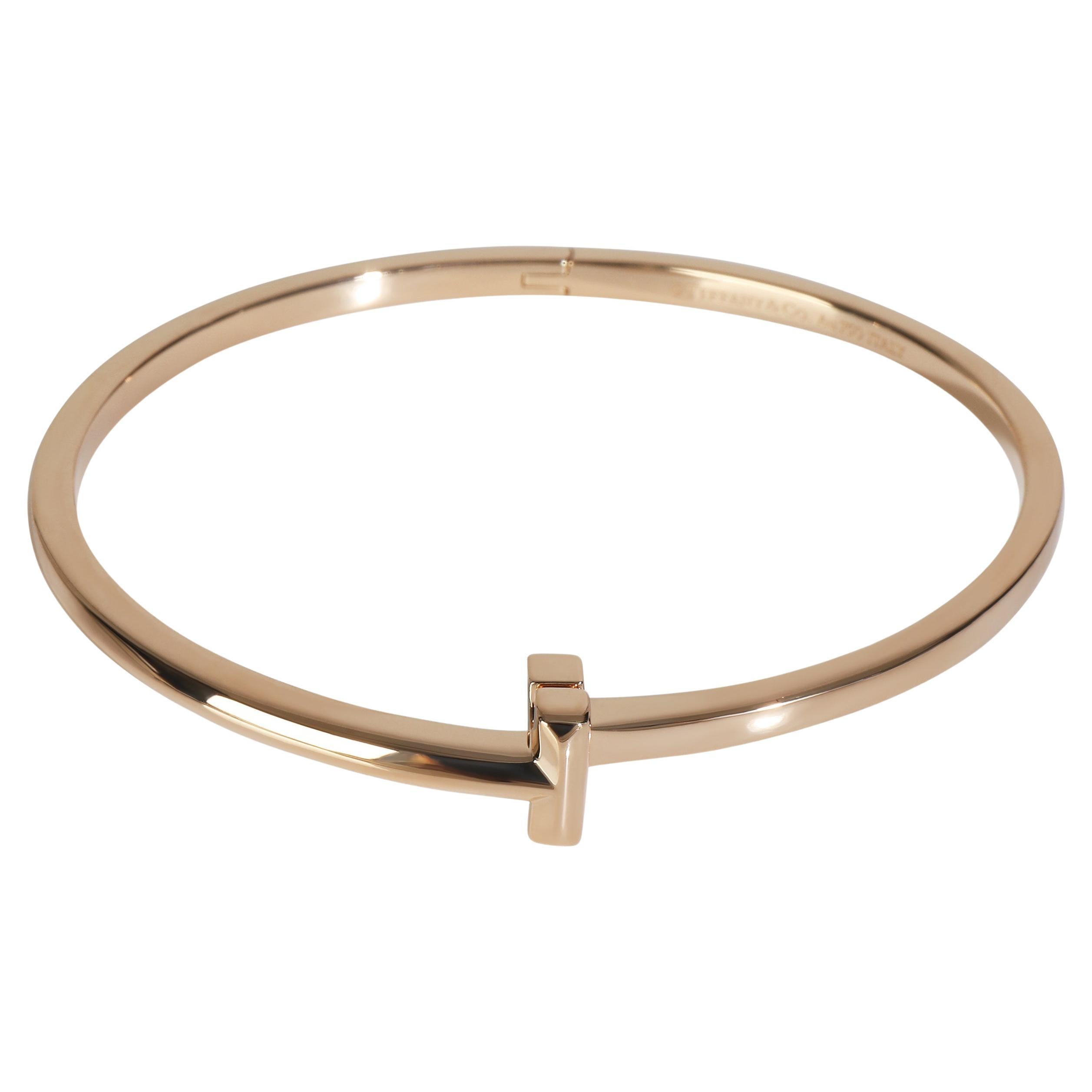 Tiffany 
Co. Oro rosa  Bracciale a cerniera stretta Tiffany AT&T in vendita