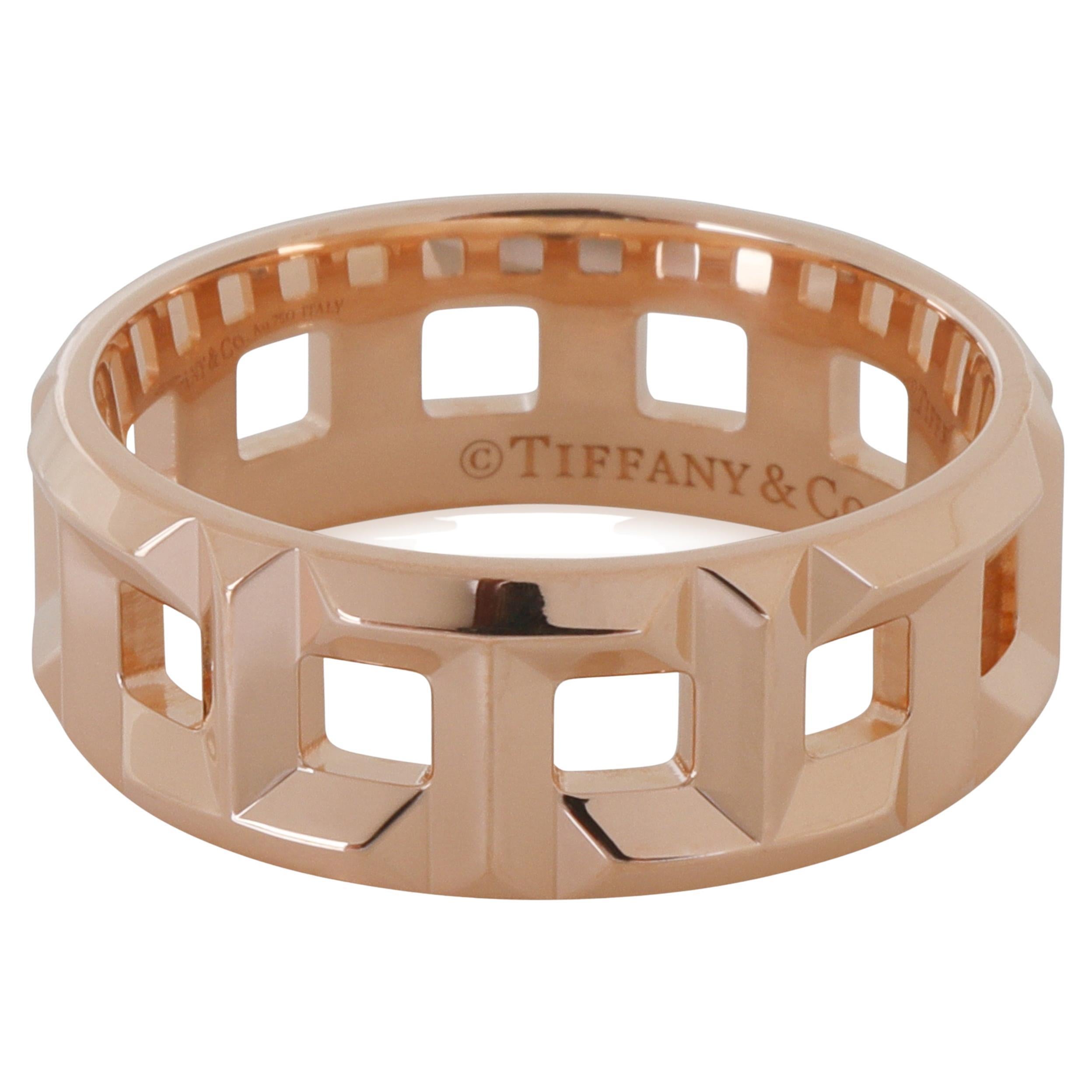 Tiffany 
Co. Or rose  Bague Tiffany AT&T 8mm