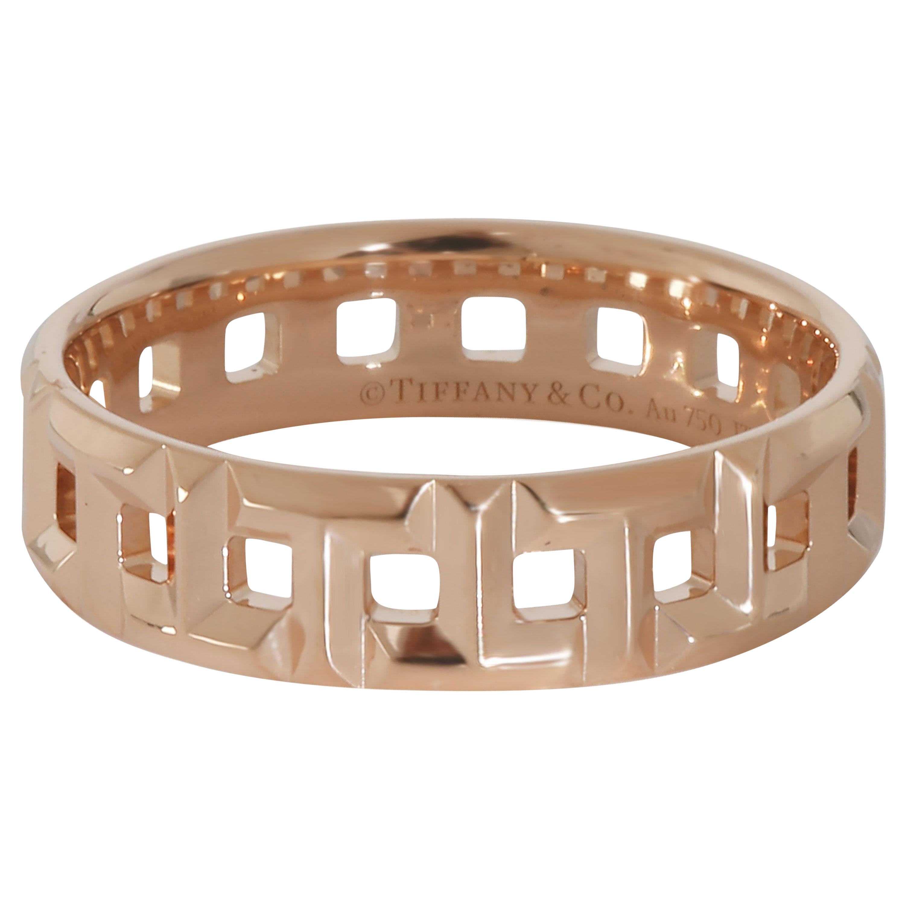 Tiffany & Co. Rose Gold Tiffany T True Wide Ring
