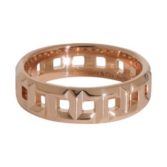 Tiffany & Co. Rose Gold Tiffany T True Wide Ring