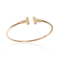 Tiffany & Co. Rose Gold Tiffany T Wire Bracelet