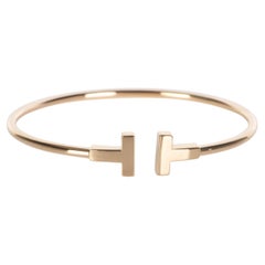 Tiffany & Co. Rose Gold Tiffany T Wire Bracelet