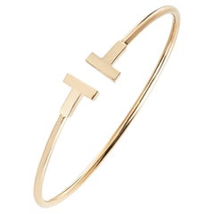Tiffany & Co. Rose Gold Tiffany T Wire Bracelet Size Medium 60010744