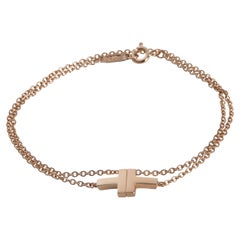 Tiffany & Co. Rose Gold  Tiffany T Wrap Bracelet