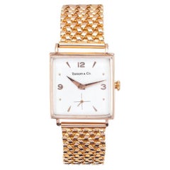 Tiffany & Co. Orologio da polso Universal Genève Midcentury in oro rosa