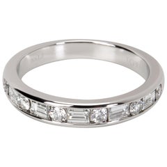 Tiffany & Co. Round and Baguette Diamond Band '3/4 Carat'