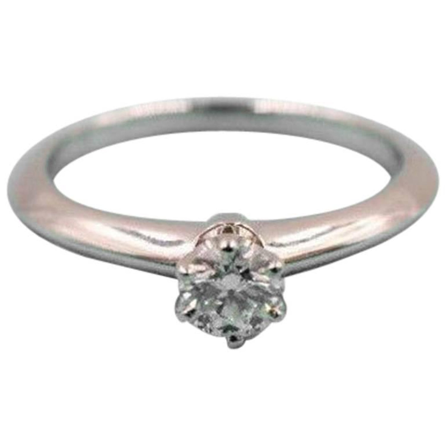 Tiffany and Co. Round Brilliant Diamond 0.28 Carat Platinum Engagement Ring  Papers For Sale at 1stDibs | 0.28 ct diamond price, 0.28 carat diamond price,  tiffany and co engagement ring price
