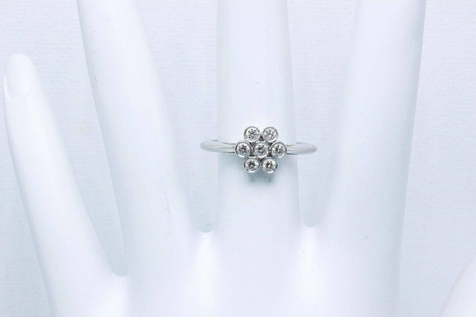 diamond flower ring tiffany