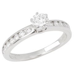 Tiffany & Co. Round Brilliant 0.30CT Solitaire Diamond Band Ring