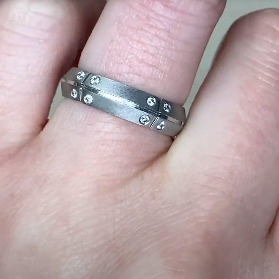 Tiffany & Co. Alliance en diamant à taille ronde et brillante (environ 0,20 carats) en vente 3