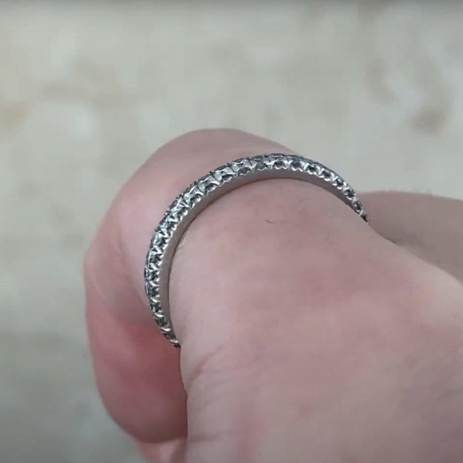 Tiffany & Co. Bandeau en diamant rond taillé en brillant (environ 0,4 carats), platine Unisexe en vente