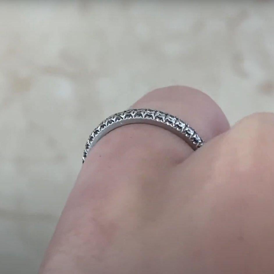 Tiffany & Co. Bandeau en diamant rond taillé en brillant (environ 0,4 carats), platine en vente 1
