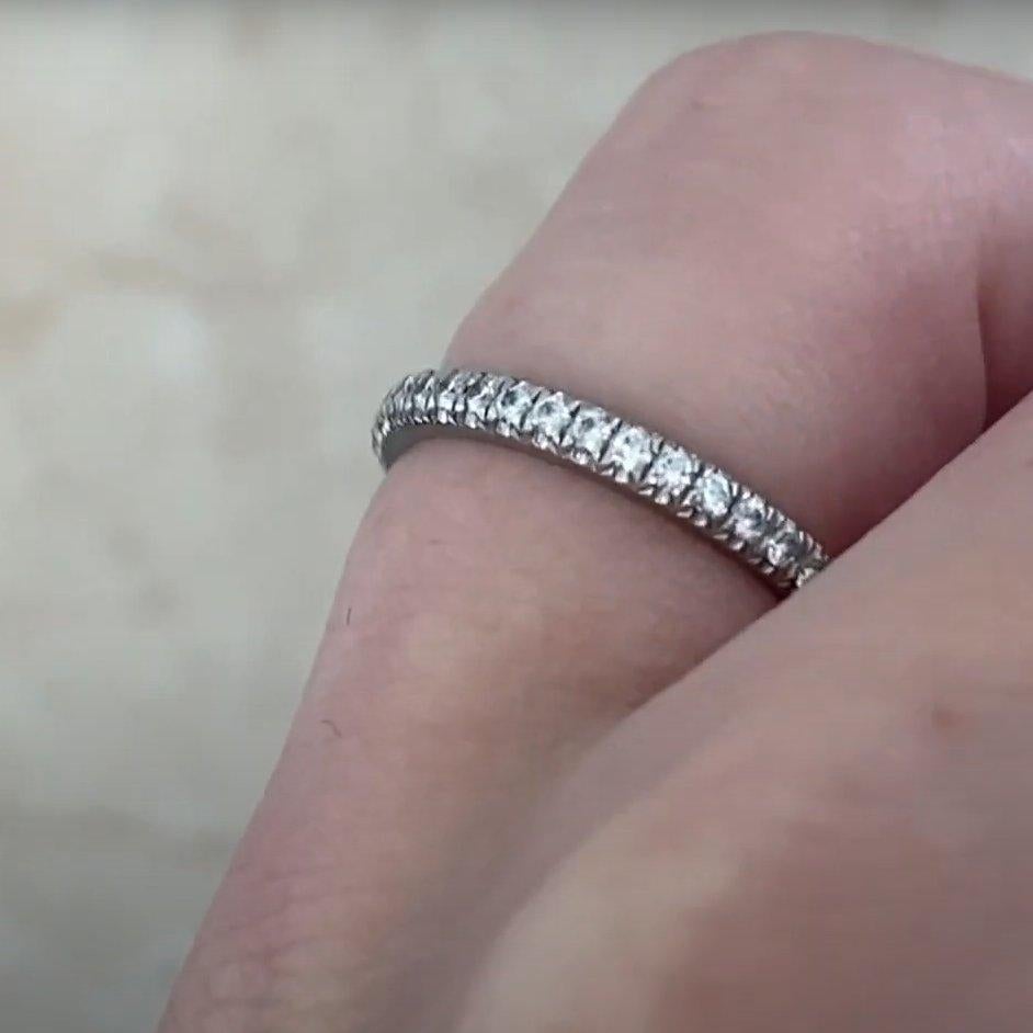 Tiffany & Co. Bandeau en diamant rond taillé en brillant (environ 0,4 carats), platine en vente 2