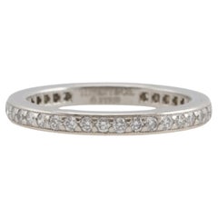 Tiffany & Co. Round Brilliant Cut Diamond Platinum Eternity Band