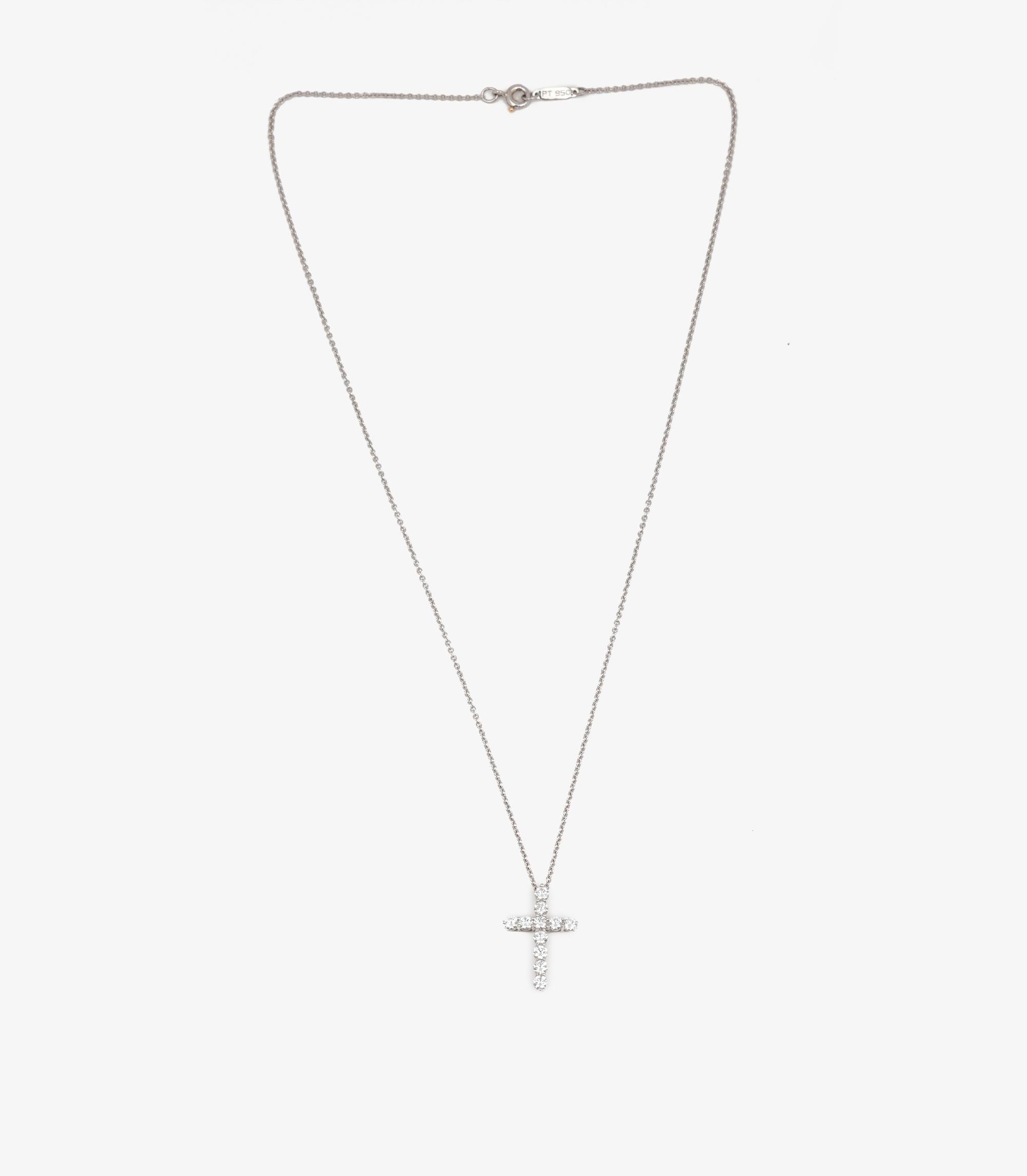 small cross necklace tiffany