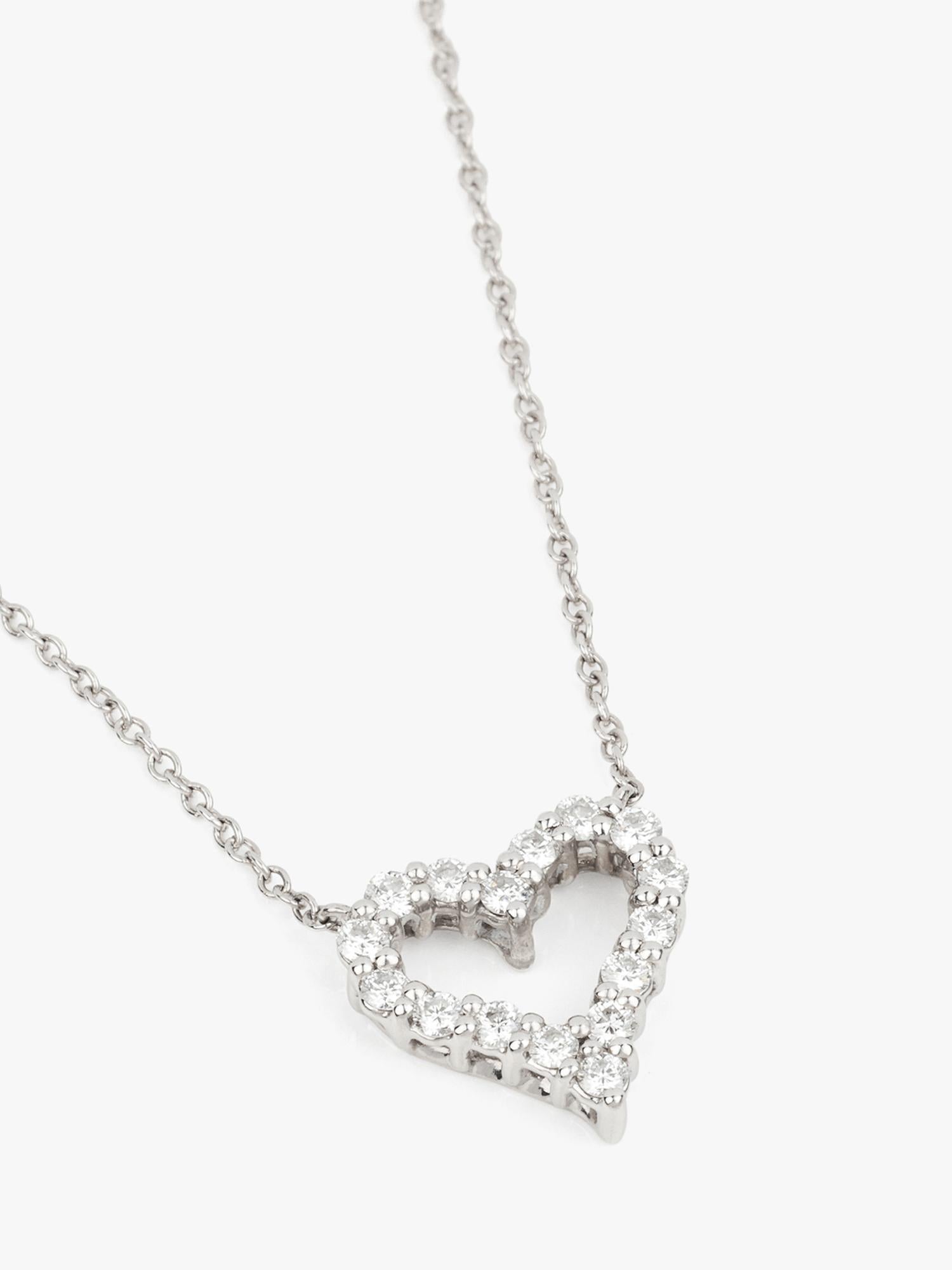 Tiffany & Co. Mini ciondolo con diamante rotondo taglio Brilliante in platino Tiffany Hearts

Dettagli del prodotto
Xupes Ref: J1557
Marchio: Tiffany & Co.
Model No: Mini ciondolo Tiffany Hearts
Tipo: Collana
PREZZO DI VENDITA: 3.125