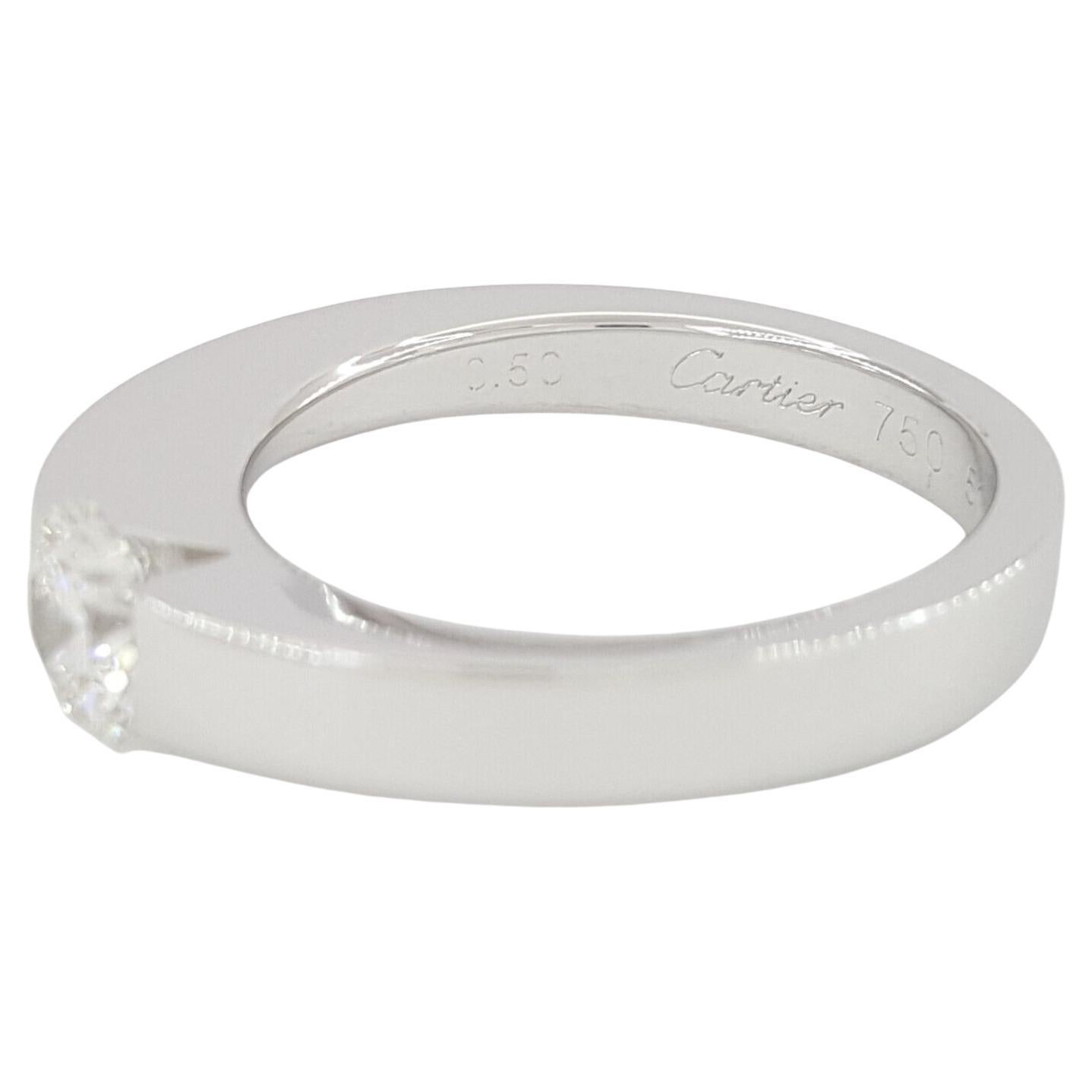 Tiffany & Co. Elsa Peretti © 0.02 ct Total Weight Round Brilliant Cut Diamond 3 mm Platinum Wedding / Anniversary Band Ring