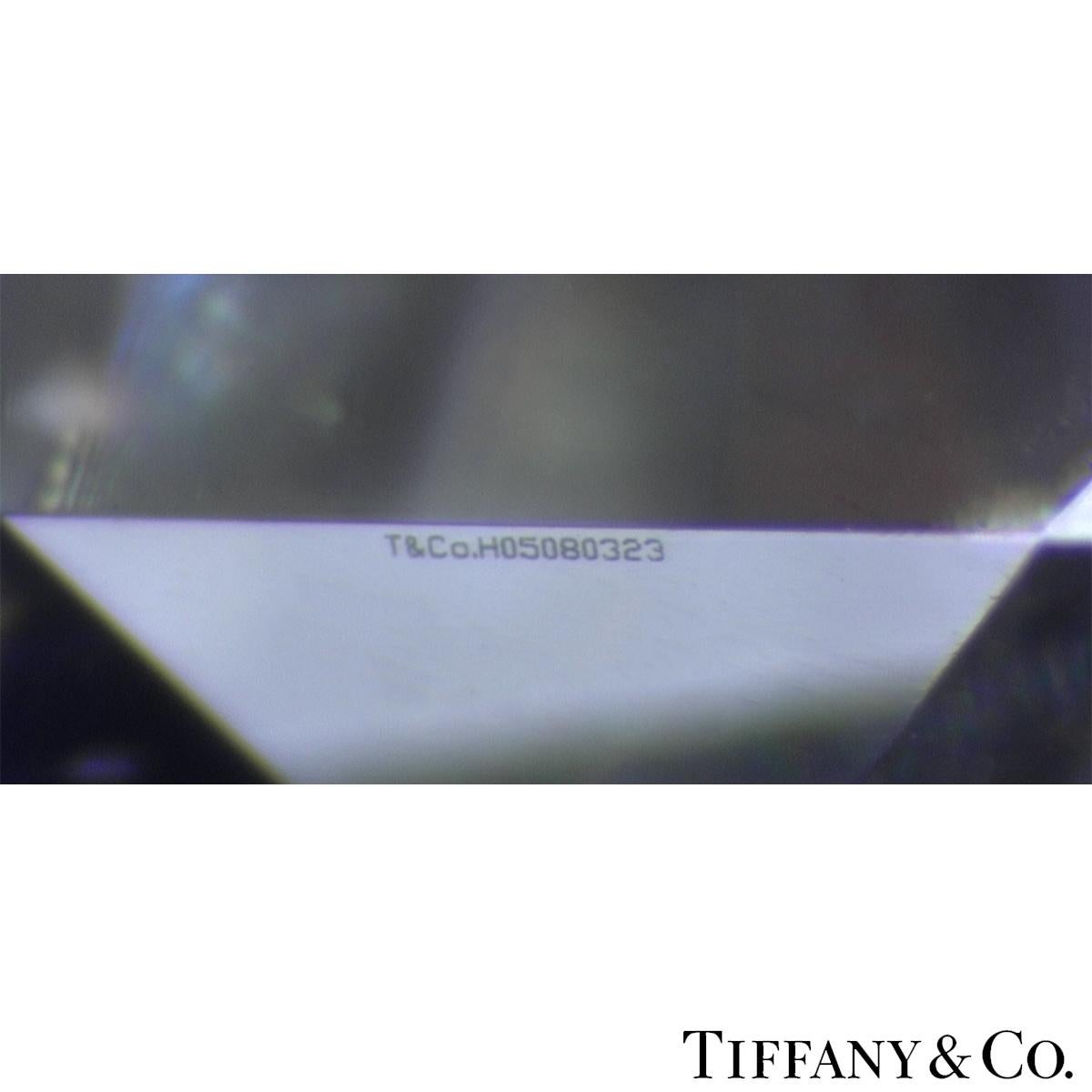 Tiffany & Co. Round Brilliant Cut Diamond Ring 1.14 Carat GIA Certified In Excellent Condition For Sale In London, GB