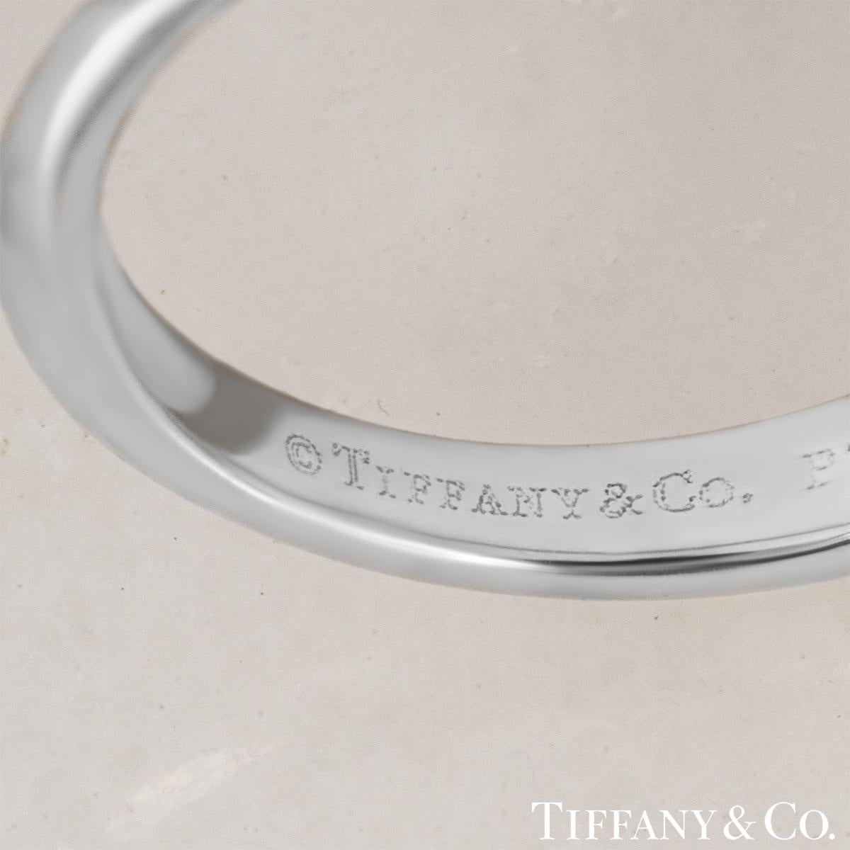 Tiffany & Co. Bague de fiançailles solitaire en diamant rond taille brillant de 1,05 carat H/VS2 en vente 1