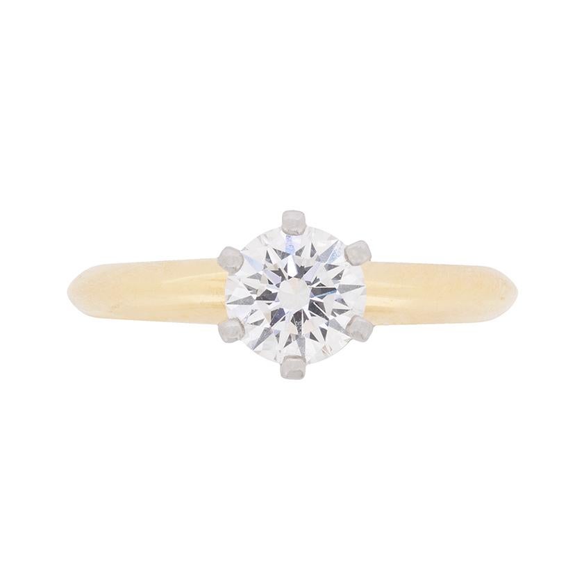 Tiffany & Co. Round Brilliant Cut Diamond Solitaire Engagement Ring