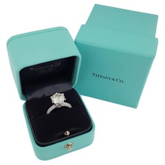 Tiffany & Co. Round Brilliant Cut Diamond Solitaire Ring Platinum