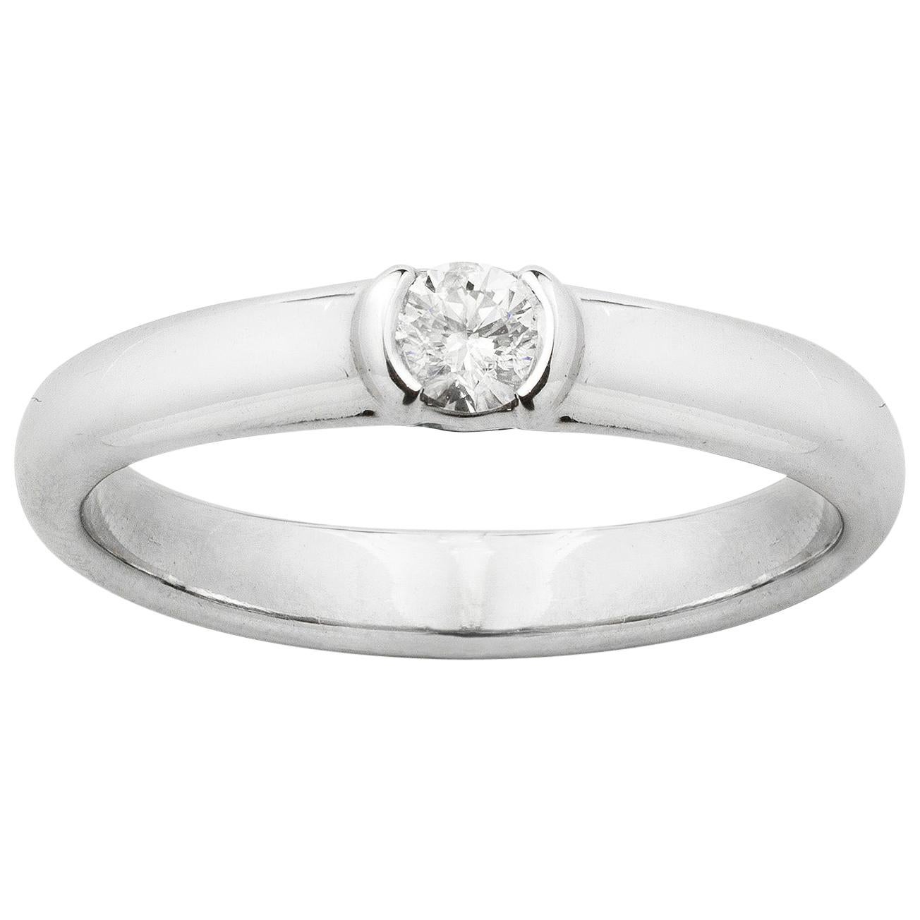 Tiffany & Co. Round Brilliant-Cut Single Stone Diamond Ring