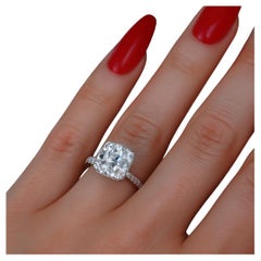 Tiffany & Co. Round Brilliant Diamond Platinum Engagement Ring