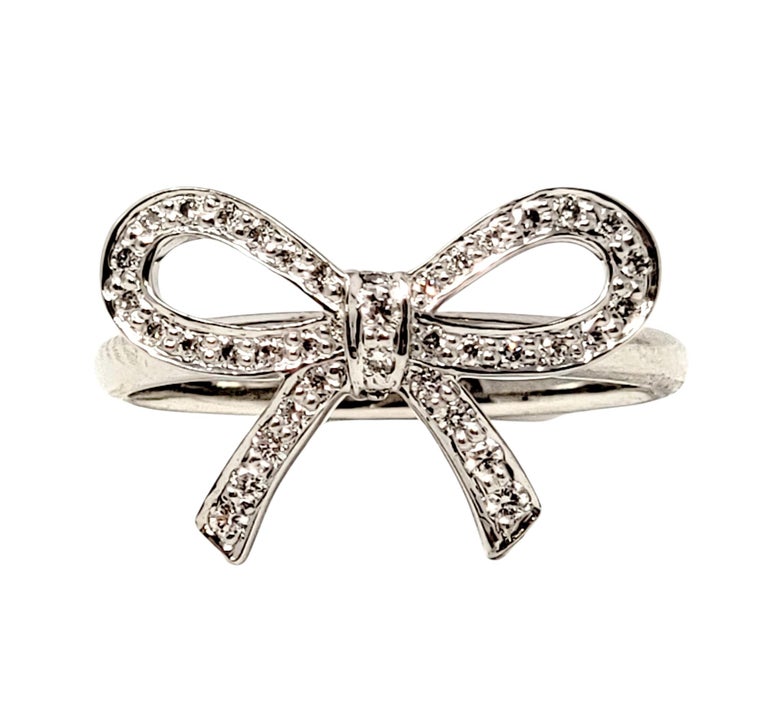 Tiffany & Co. Sterling Silver Bow Ring 