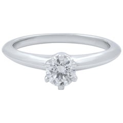 Tiffany & Co. Bague de fiançailles diamant taille ronde 0,30 carat