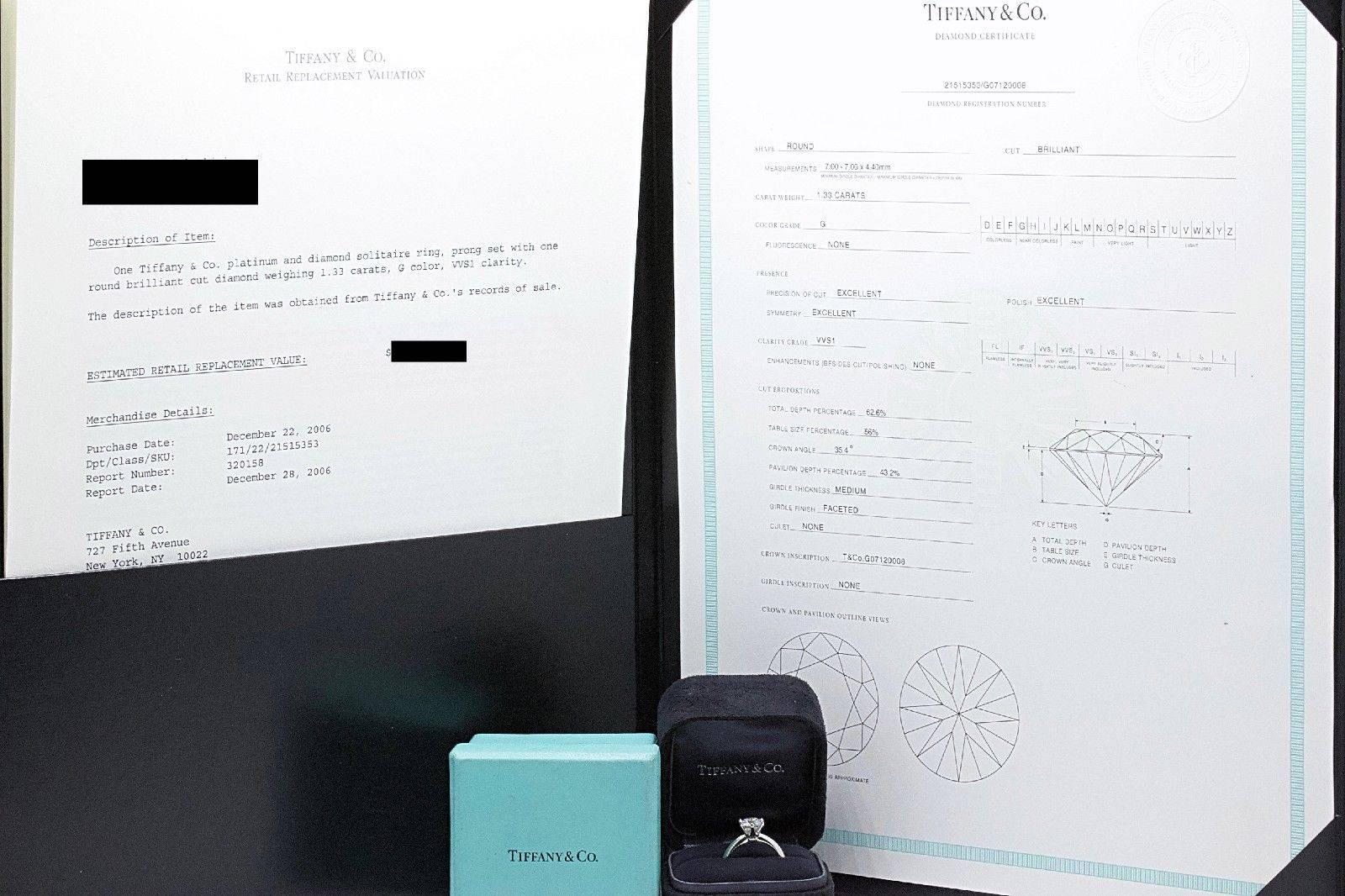 tiffany engagement ring insurance