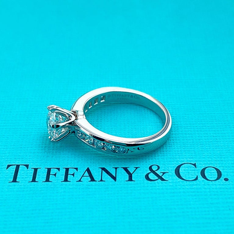 Tiffany and Round Diamond Tcw Channel Set Diamond Band