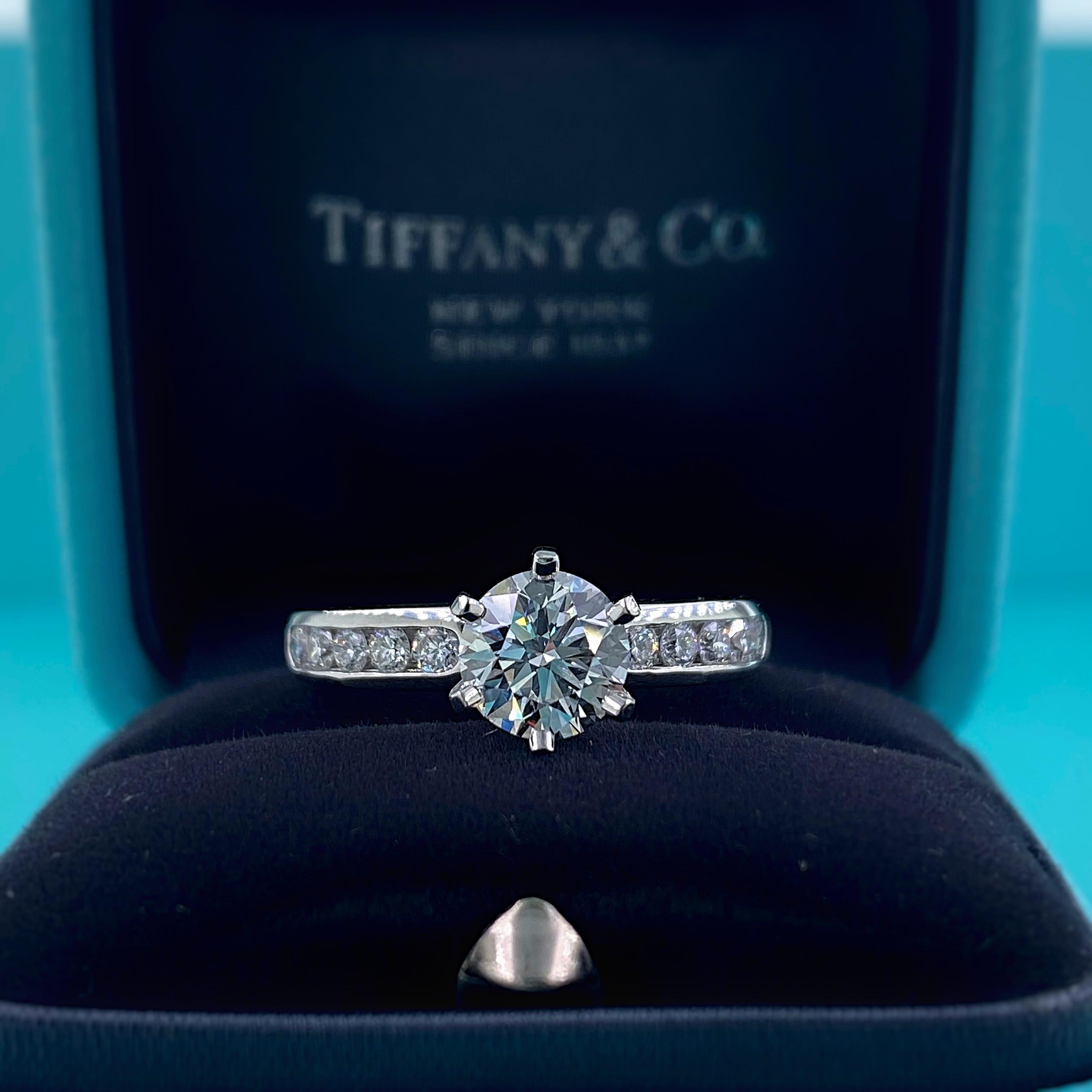 tiffany channel set engagement ring