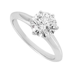 Tiffany & Co. Round Diamond Engagement Ring 1.53 Carat
