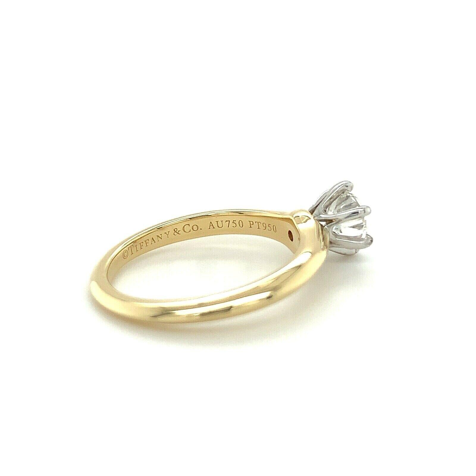 Tiffany & Co. Runde Diamant Verlobung mit 0::70 Karat 