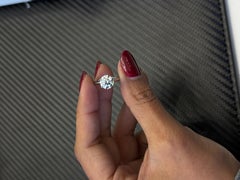 Tiffany & Co Round Diamond Platinum Engagement Ring 2.00 F/VS1