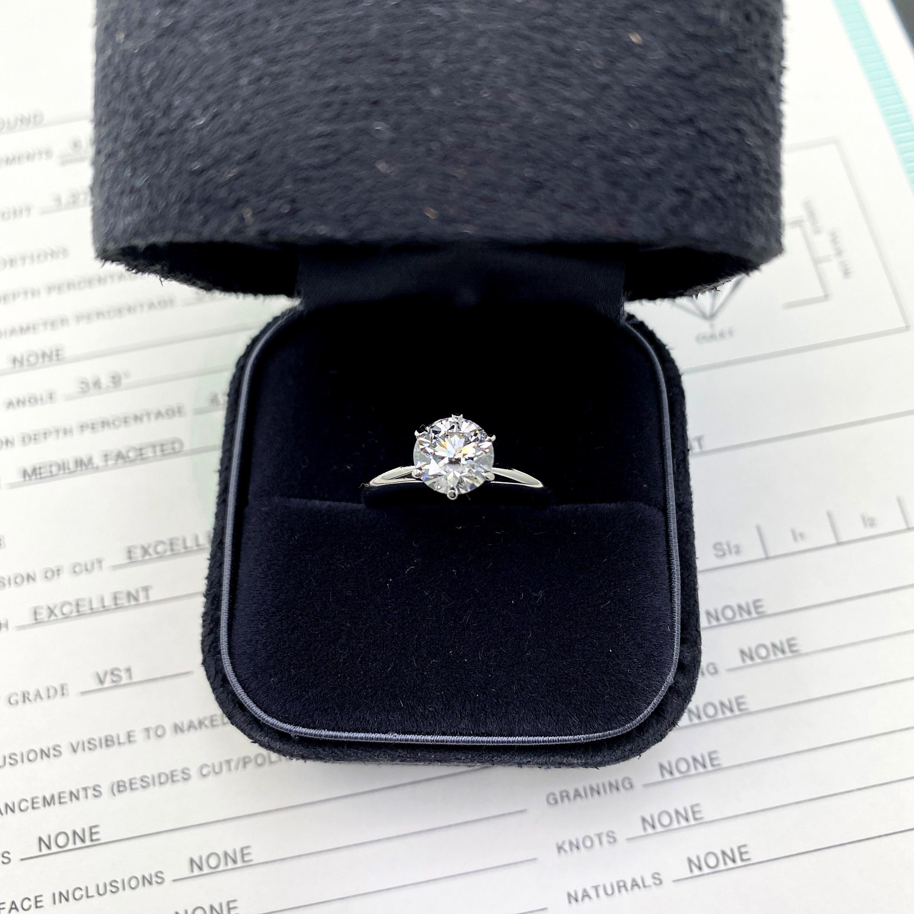 1.27 carat diamond ring