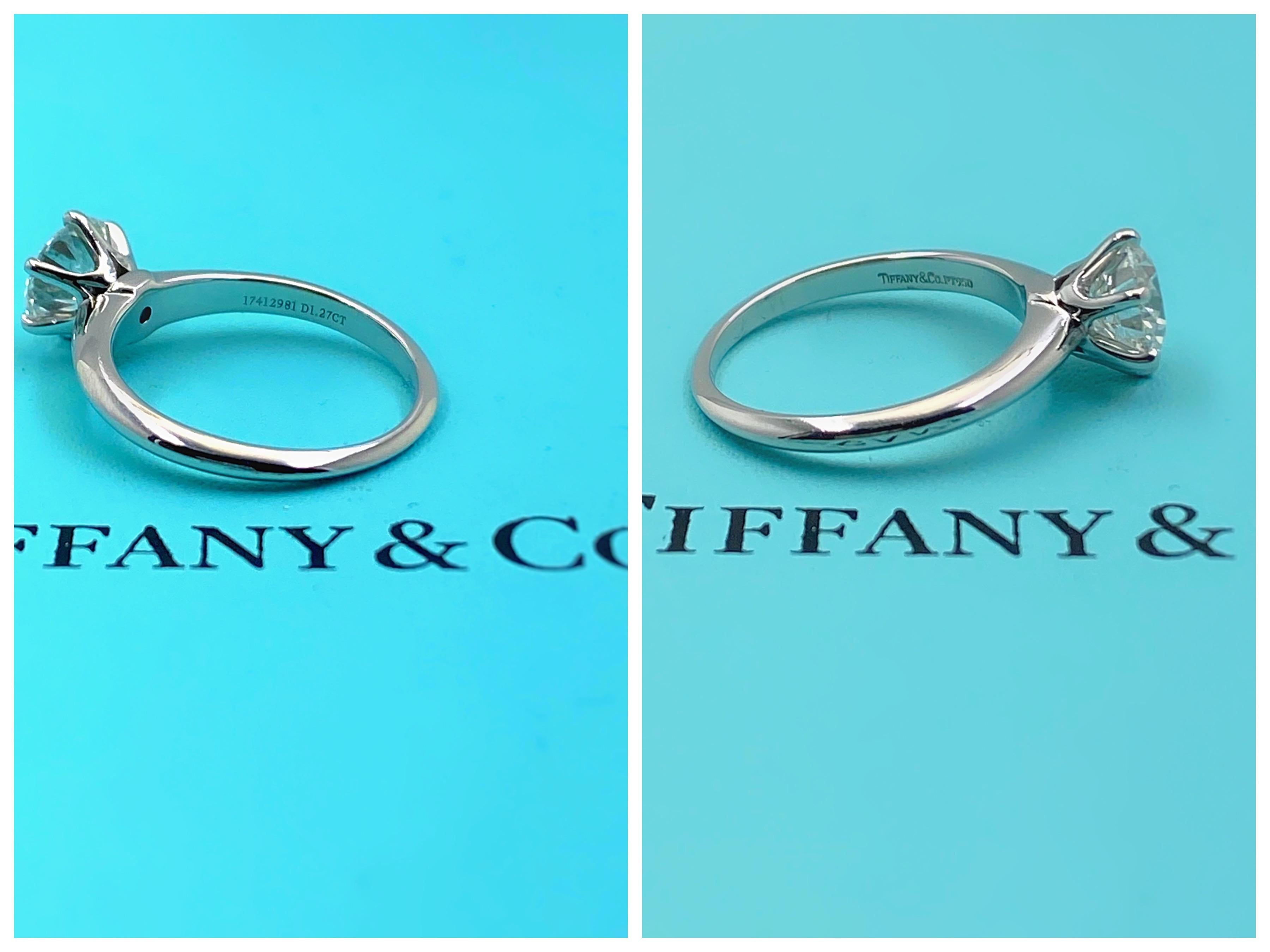 tiffany 6 prong engagement ring