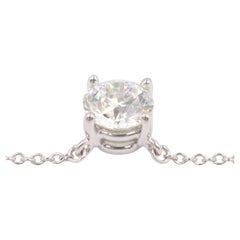 Tiffany & Co. Round Diamond Solitaire Pendant Necklace – 2.69 Ctw